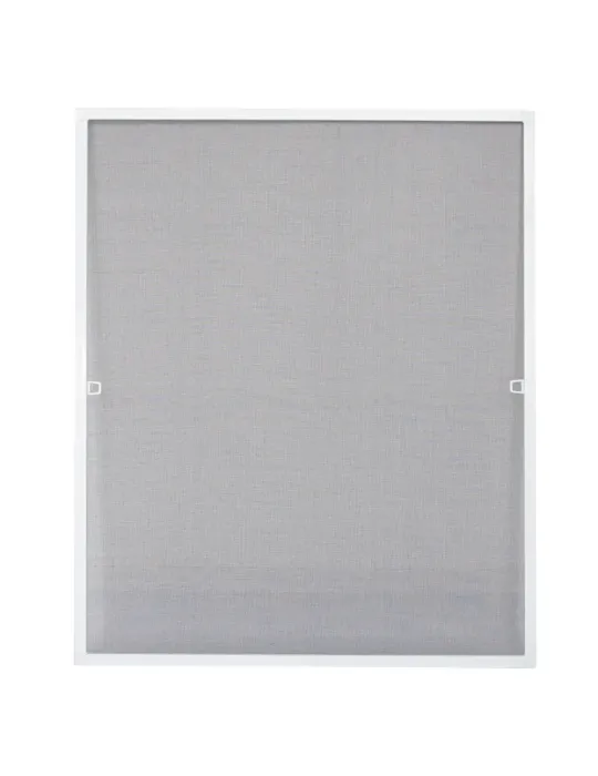 Mosquitera fija MF01 - 120 x 140 cm - Aluminio / Fibra de vidrio - Blanco