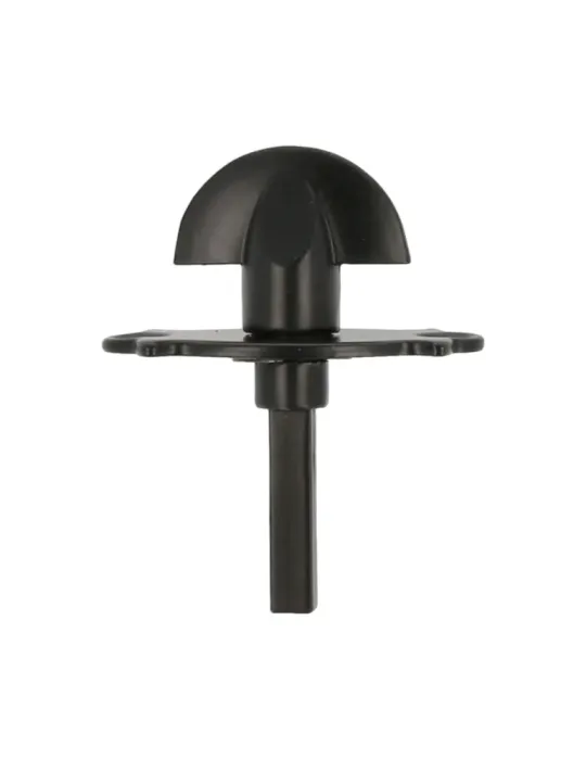 Muletilla 10P - 30 mm - Zamak - Negro