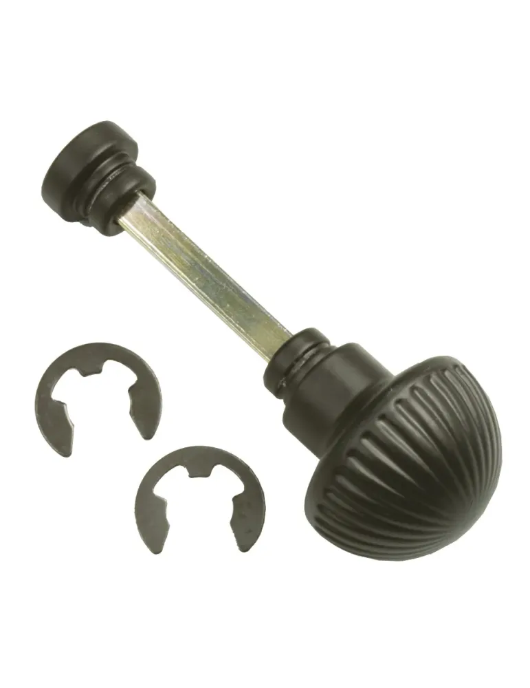 Muletilla 13 - Ø34 mm - Zamak - Negro