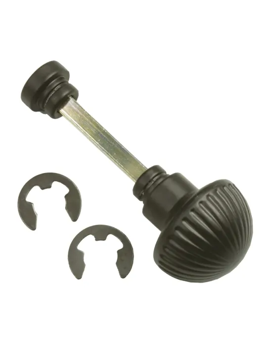 Muletilla 13 - Ø34 mm - Zamak - Negro