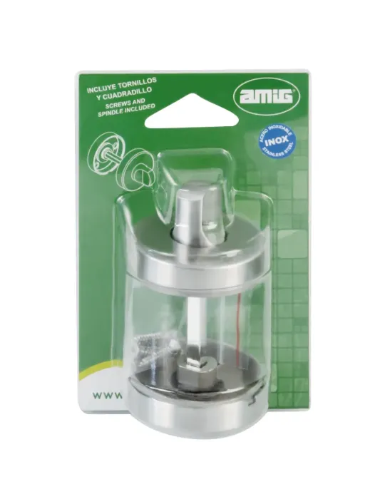 Muletilla 6D - Ø53 mm - Acero inoxidable 18/8 - Mate