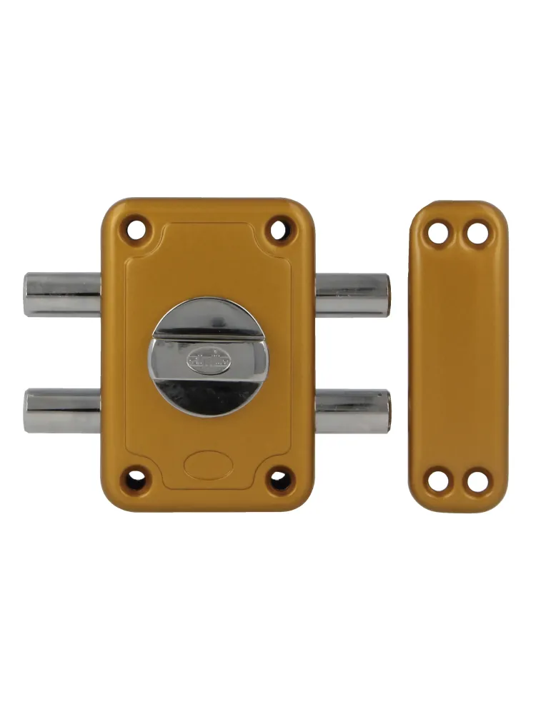 Pasador seguridad 82P - 96 x 66 mm - Acero - Esmaltado oro