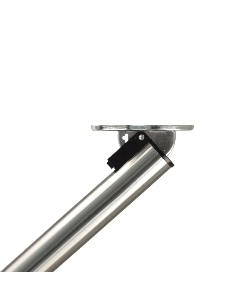 Pata de mesa 17 - Ø50 x 710 mm - Acero - Cromado mate