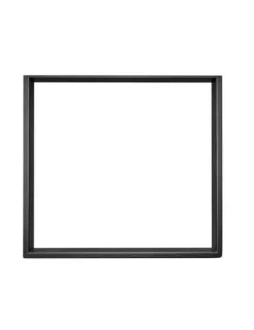 Pata de mesa 2400 - 712 x 780 x 80 mm - Acero - Negro mate