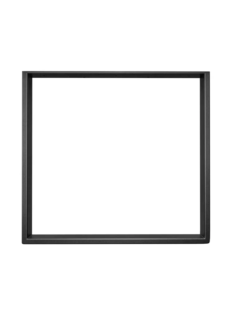 Pata de mesa 2400 - 712 x 780 x 80 mm - Acero - Negro mate