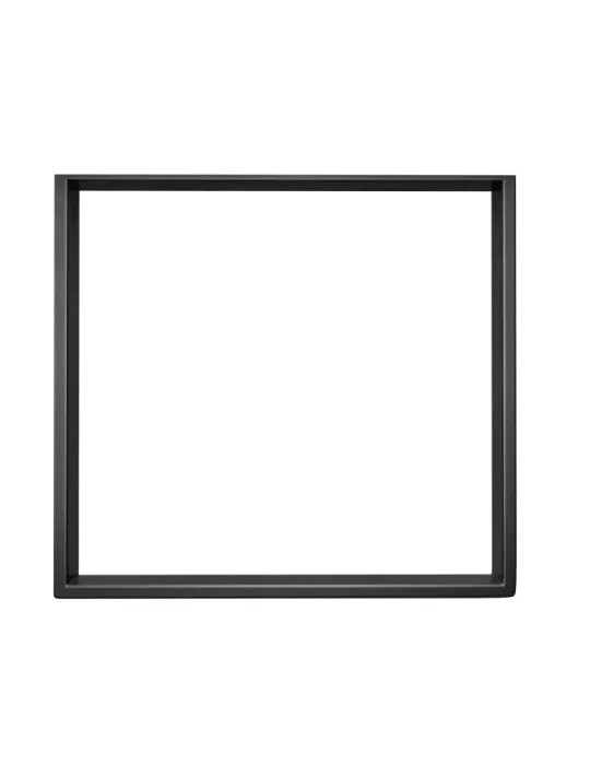 Pata de mesa 2400 - 712 x 780 x 80 mm - Acero - Negro mate