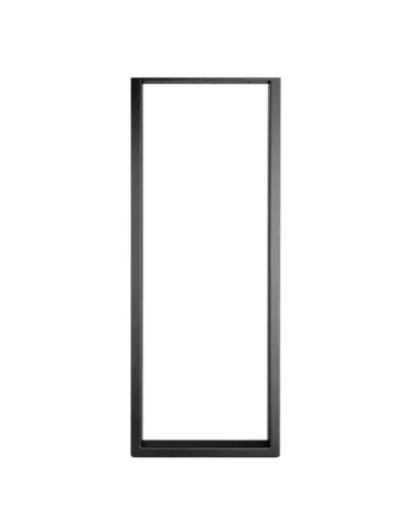 Pata de mesa 2410 - 800 x 300 x 40 mm - Acero - Negro mate