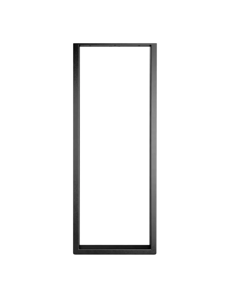 Pata de mesa 2410 - 800 x 300 x 40 mm - Acero - Negro mate
