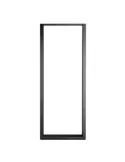 Pata de mesa 2410 - 800 x 300 x 40 mm - Acero - Negro mate