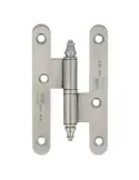Pernio 407 - 100 x 58 x 2 mm - Acero inoxidable 18/8 - Mate - Izquierda