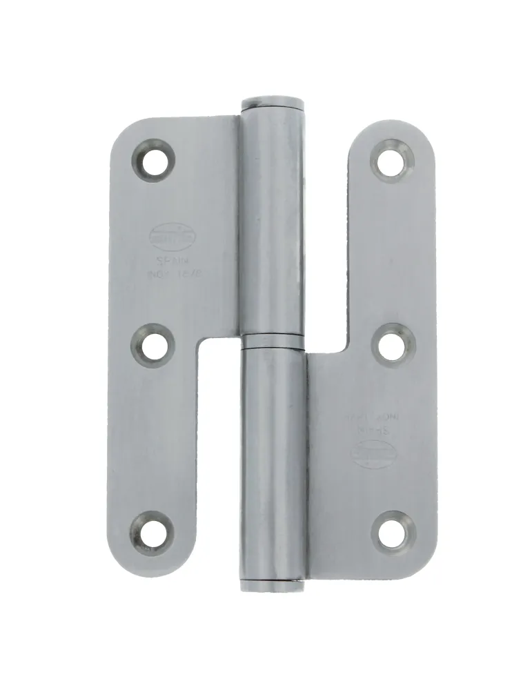 Pernio 422 - 100 mm - Acero inoxidable 18/8 - Mate - Derecha