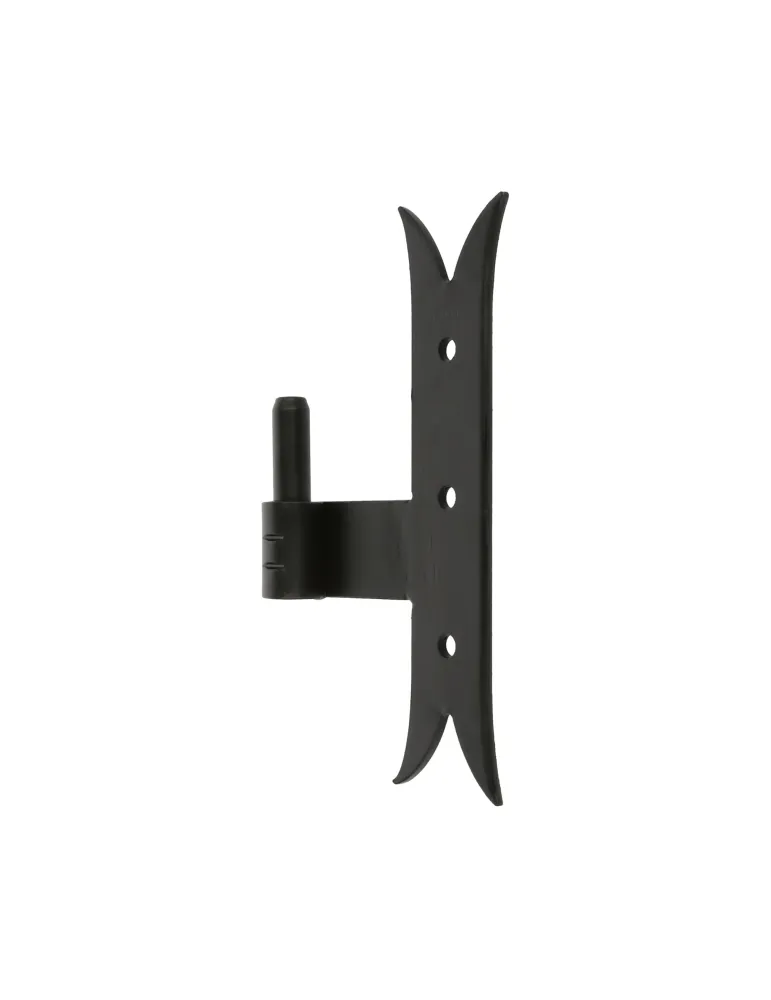 Pernio T gótico 5000 - 200 x 35 x 4 mm - Acero - Negro - Derecha