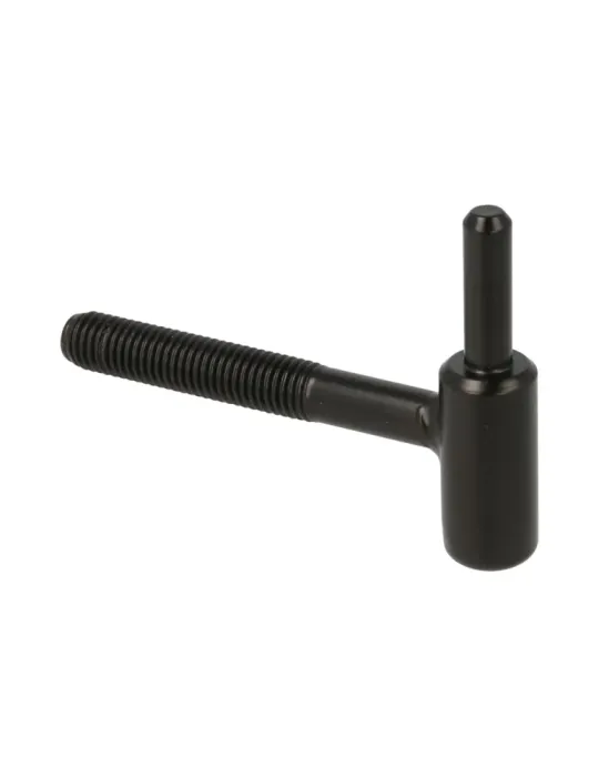 Pernio directo a pared 2995 - 94 x 70 mm - Acero - Negro