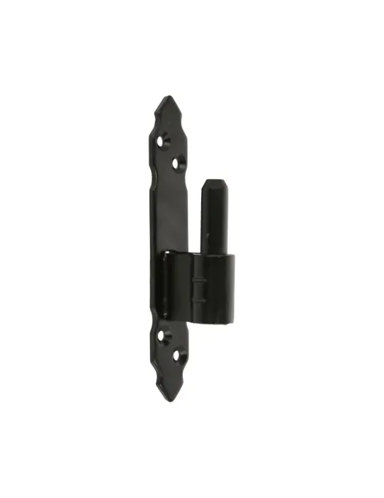 Pernio gótico 8010 - 160 x 25 x 4 mm - Acero - Negro