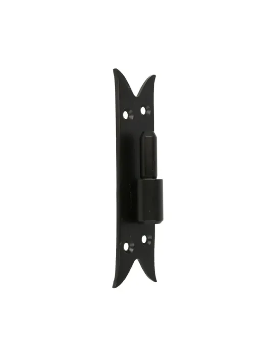 Pernio placa gótico 4800 - 170 x 50 x 4 mm - Acero - Negro