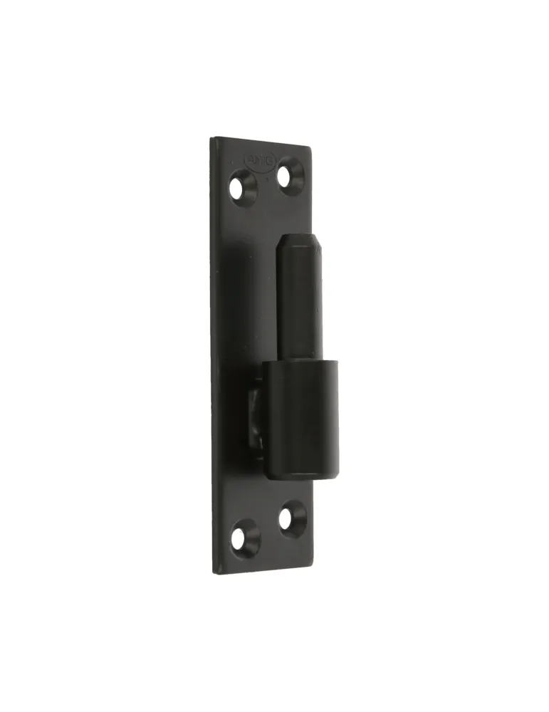 Pernio placa simple 4900 - 130 x 40 x 4 mm - Acero - Negro