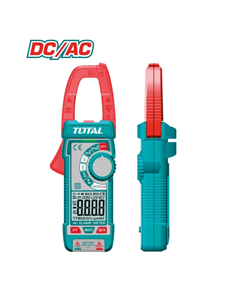 Pinza amperimétrica DC/AC TMT762002