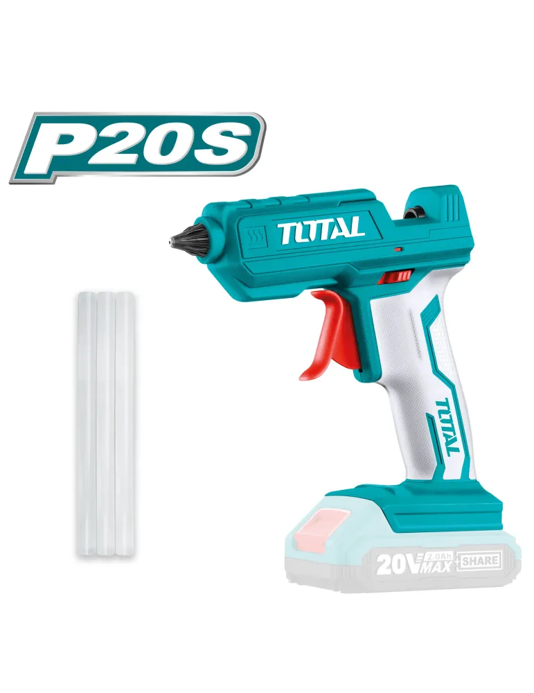 Pistola de pegamento a batería TGGLI2001 - 20 V