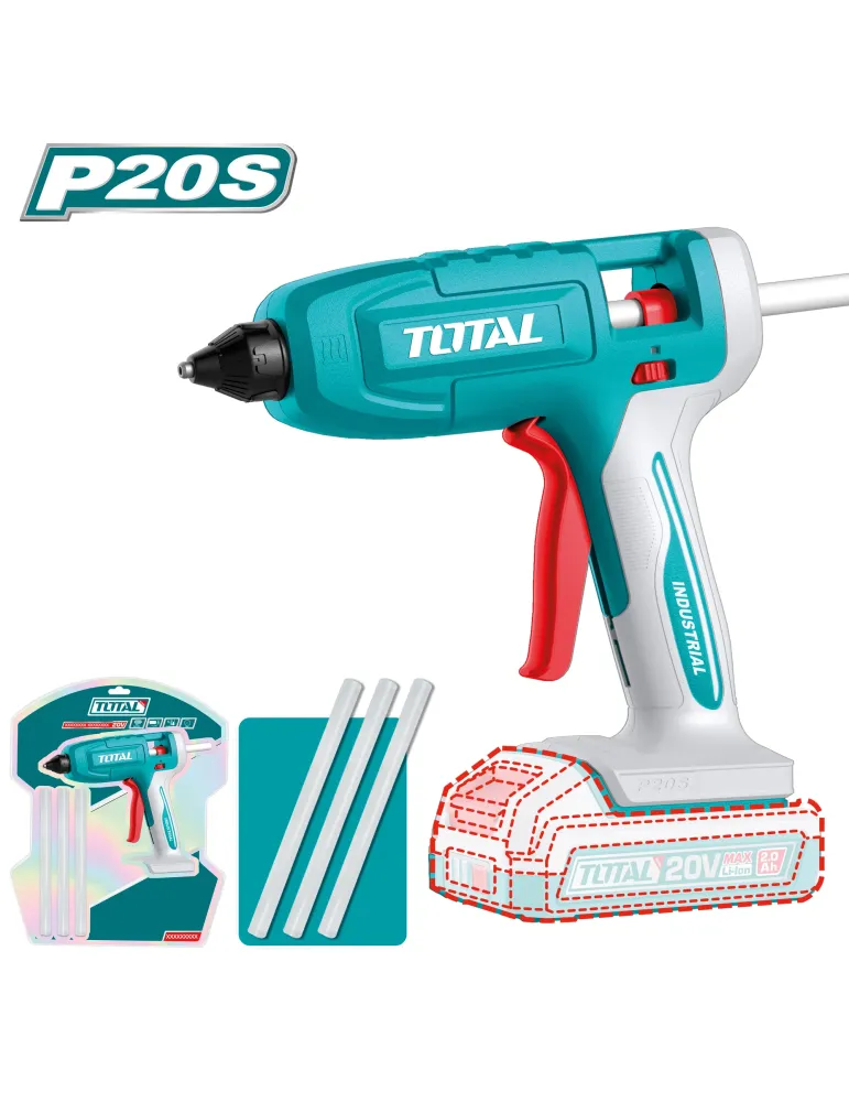 Pistola de pegamento a batería TGGLI2003 - 20 V