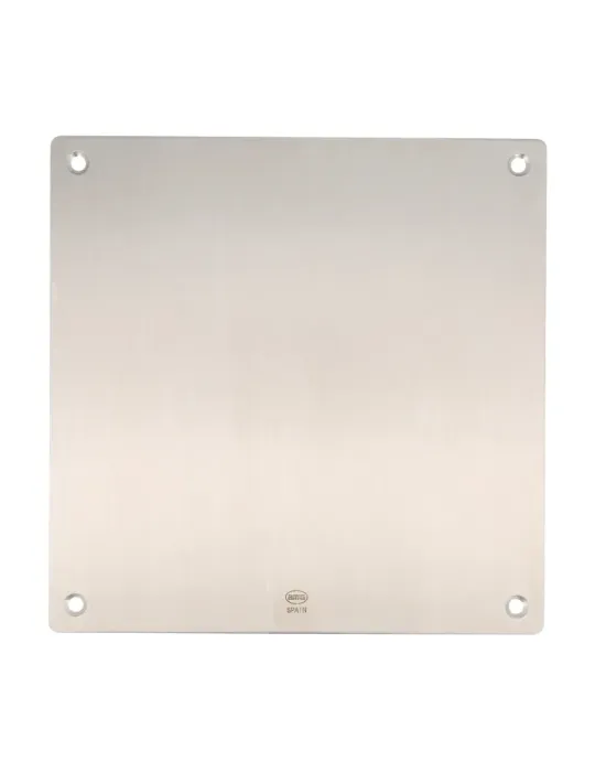 Placa 10 - 180 x 180 mm - Acero inoxidable 18/8 - Mate