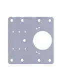 Placa de reparación BC01 - 90 x 90 mm - Acero inoxidable - Mate
