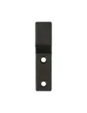 Placa enganche sobrepuesta 2950 - 70 x 16 x 10 mm - Acero - Negro