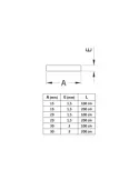 Pletina acero inox 18/8