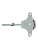 Polea metálica 12 - M6 x 60 mm - Acero - Zincado