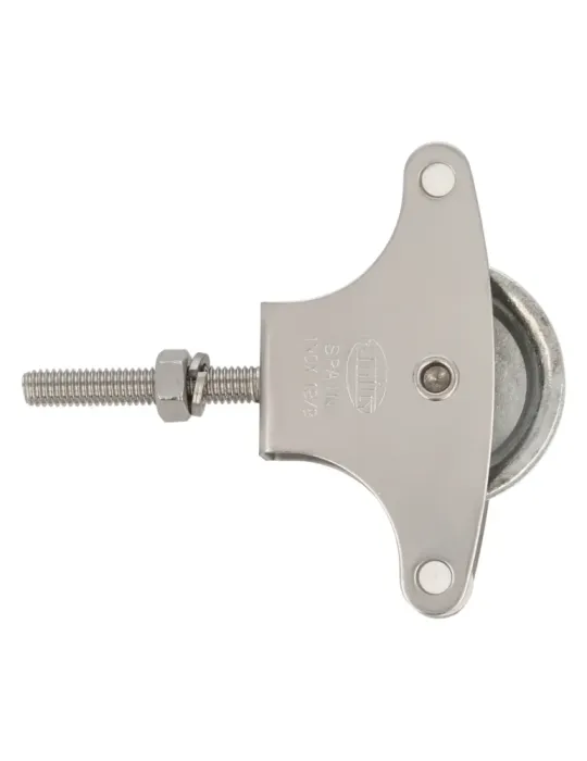 Polea metálica 20 INOX. - M6 x 40 mm - Acero inoxidable 18/8 - Mate