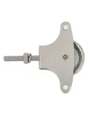 Polea metálica 20 INOX. - M6 x 40 mm - Acero inoxidable 18/8 - Mate