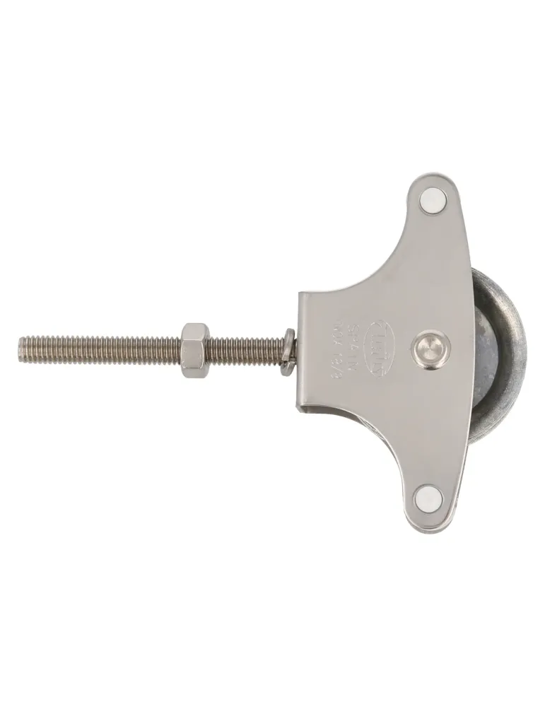 Polea metálica 22 INOX. - M6 x 60 mm - Acero inoxidable 18/8 - Mate