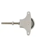 Polea metálica 22 INOX. - M6 x 60 mm - Acero inoxidable 18/8 - Mate