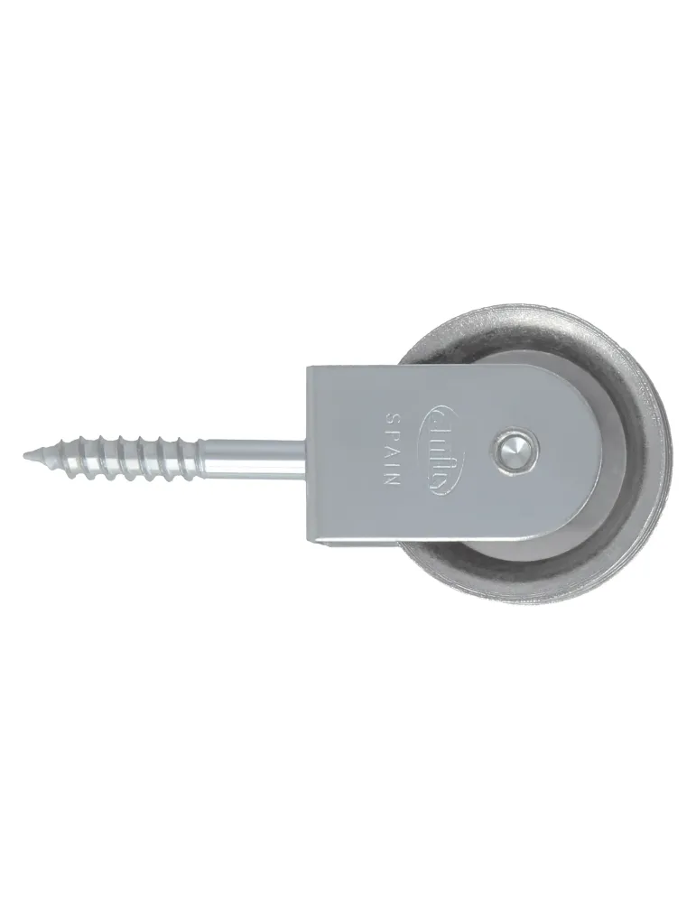 Polea metálica 303 - Ø39 mm - Acero - Zincado