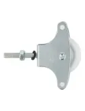 Polea plástico 1 - M6 x 40 mm - Acero - Zincado