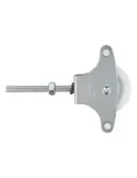 Polea plástico 11 - M6 x 60 mm - Acero - Zincado