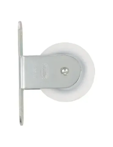 Polea plástico 7 - Ø38 mm - Acero - Zincado