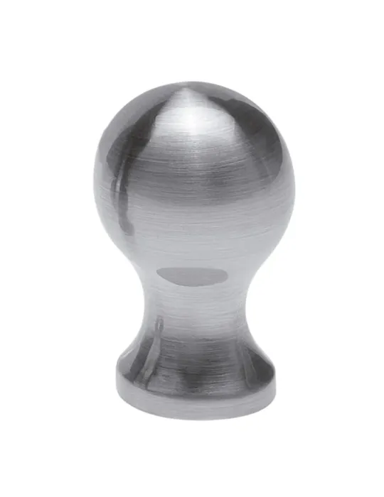 Pomo 790 - Ø13 x 21 mm - Zamak - Níquel cepillado