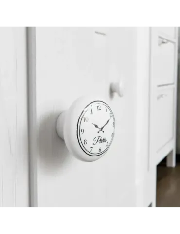 Pomo 823 - Ø40 mm - Cerámica - Blanco