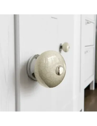 Pomo 824 - Ø39 mm - Cerámica - Porcelana craquelada