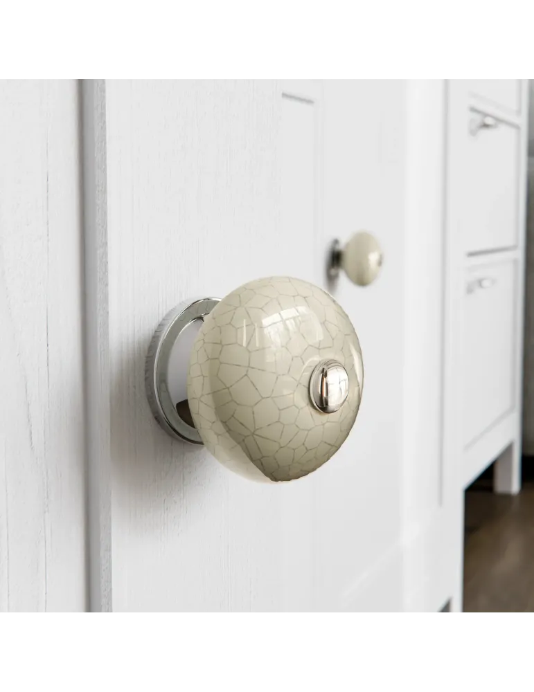 Pomo 824 - Ø39 mm - Cerámica - Porcelana craquelada
