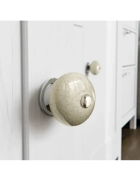 Pomo 824 - Ø39 mm - Cerámica - Porcelana craquelada