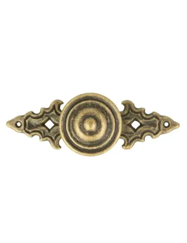 Pomo 829 - 85 mm - Zamak - Cuero