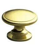 Pomo latón 440 - Ø30 mm - Latón - Pulido barnizado