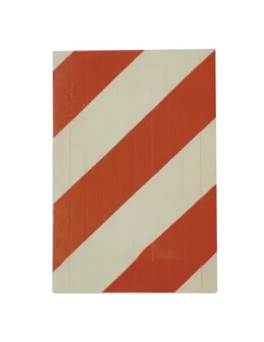 Protector garaje 88 FLEX - 30 x 20 cm - Espuma de poliuretano - Rojo-blanco