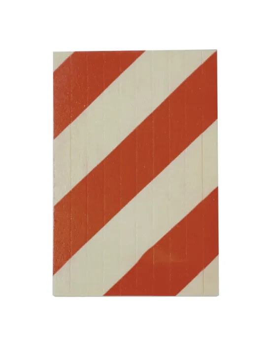Protector garaje 88 FLEX - 30 x 20 cm - Espuma de poliuretano - Rojo-blanco