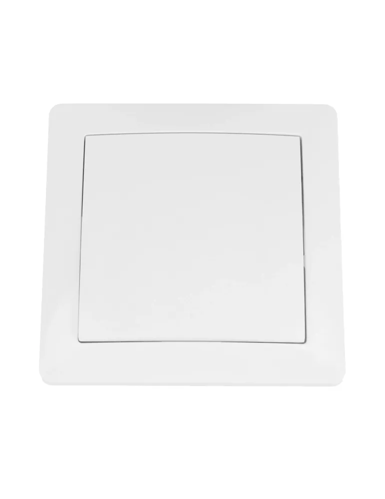 Pulsador de empotrar 4520 - 85 x 85 mm - Policarbonato - Blanco