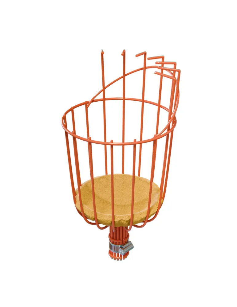 Recogedor de frutas P44 - Acero - Naranja