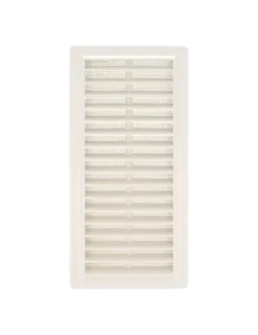 Rejilla ventilación autoblocante 8 - 250 x 120 mm - ABS - Blanco