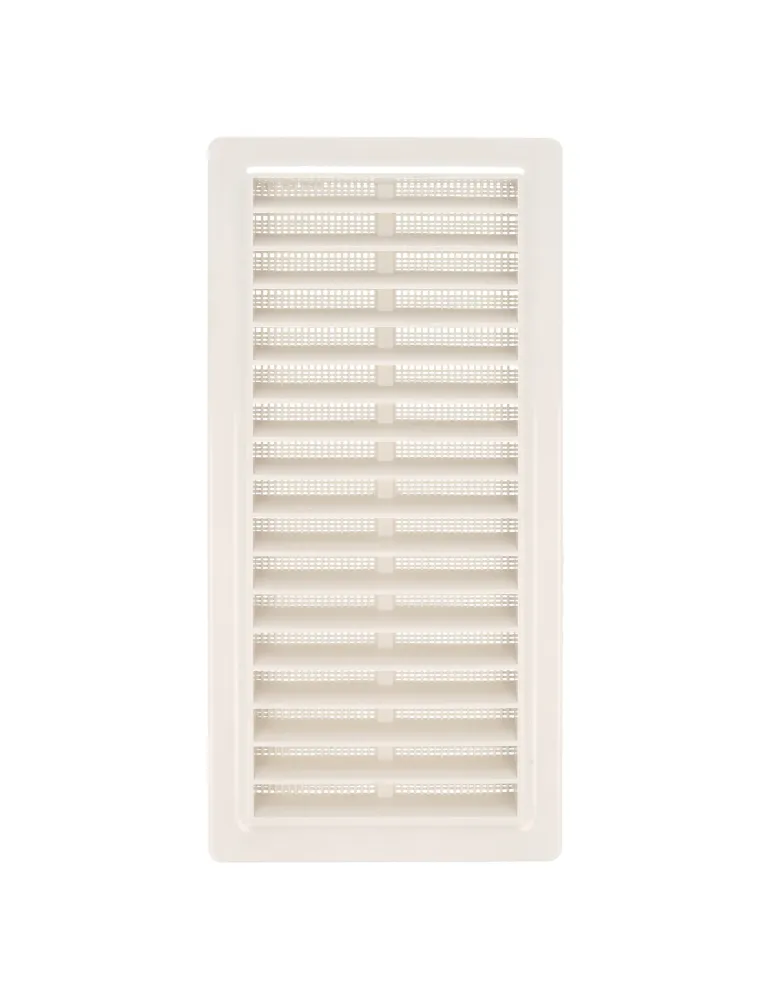 Rejilla ventilación autoblocante 8 - 250 x 120 mm - ABS - Blanco