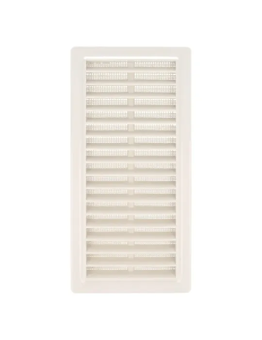 Rejilla ventilación autoblocante 8 - 250 x 120 mm - ABS - Blanco